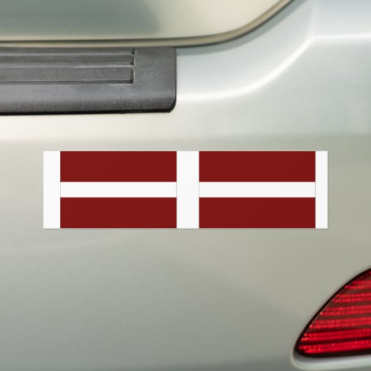 Letland Bumpersticker (Op auto)