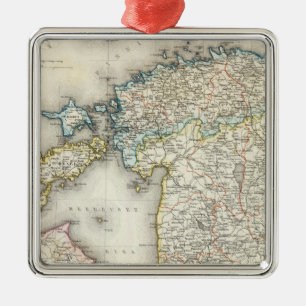 Letland, Estland Metalen Ornament