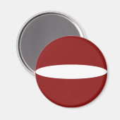 Letland Fisheye Vlag Magneet (Voorkant / Achterkant)