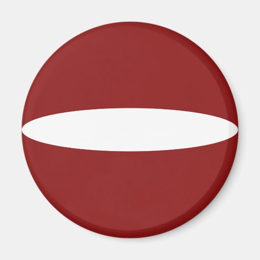 Letland Fisheye Vlag Magneet (Voorkant)