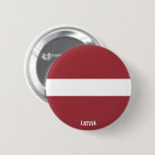 Letland Flag Cute Patriotic Ronde Button 5,7 Cm (Voorkant /achterkant)