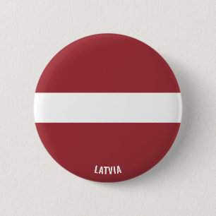 Letland Flag Cute Patriotic Ronde Button 5,7 Cm
