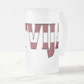 Letland Frosted Mok (Voorkant rechts)