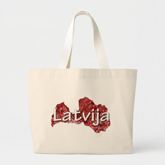 Letland Grote Tote Bag (Voorkant)