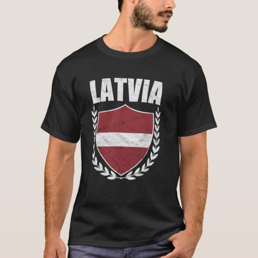 Letland I Letland T-shirt (Voorkant)