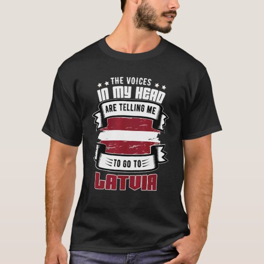 Letland in mijn hoofd t-shirt (Voorkant)