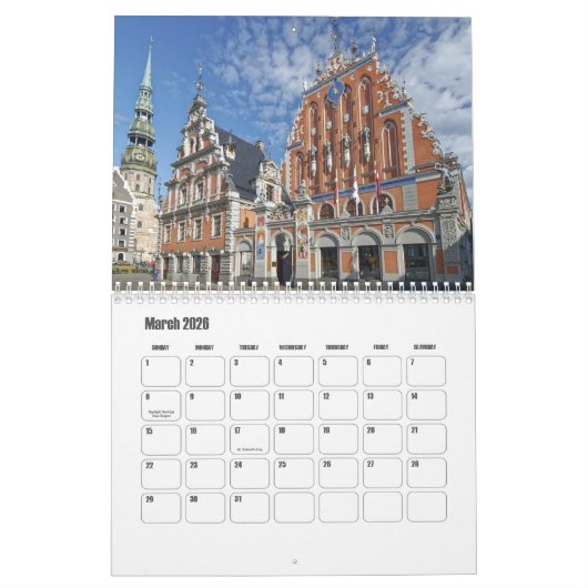 Letland Kalender (Mar 2026)