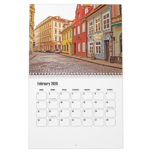 Letland Kalender (Feb 2026)