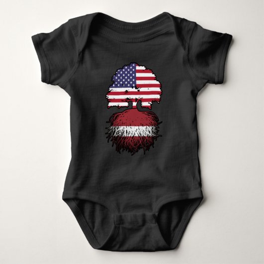 Letland Lets American USA Romper (Voorkant)