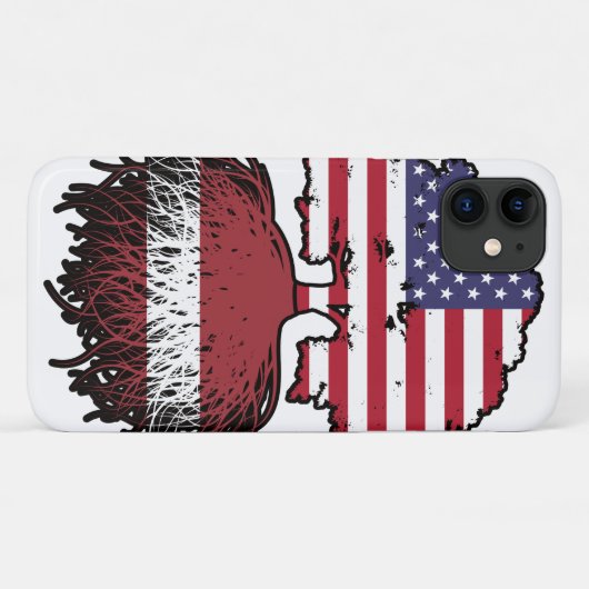 Letland Lets Amerikaans Verenigde Staten van Ameri Case-Mate iPhone Case (Achterkant (horizontaal))