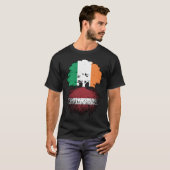 Letland Lets Irish Ireland Tree Roots Flag T-shirt (Voorkant volledig)