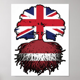 Letland Lets Verenigd Koninkrijk Verenigd Koninkri Poster