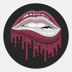 Letland lippen trots root flag ronde sticker