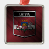 Letland Metalen Ornament (Voorkant)