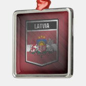 Letland Metalen Ornament (Links)