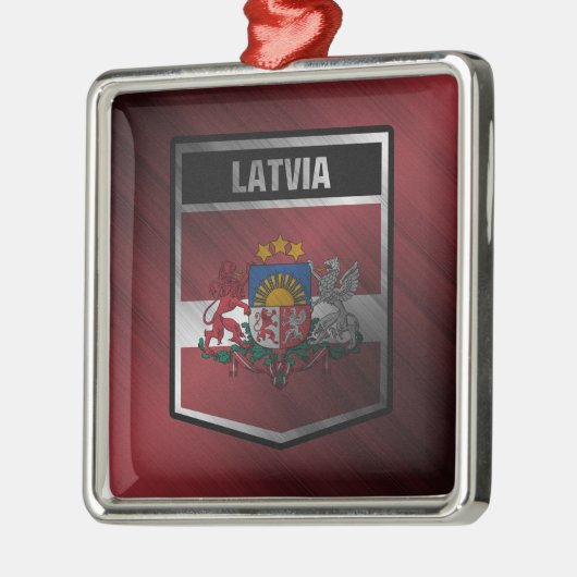 Letland Metalen Ornament (Links)