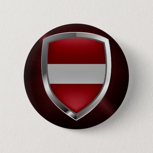 Letland Metallic Emblem Ronde Button 5,7 Cm (Voorkant)