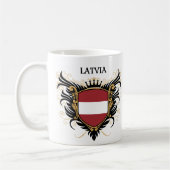 Letland [personaliseren] koffiemok (Links)