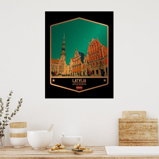 Letland Poster (Keuken)