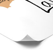 Letland reiskaart poster (Hoek)