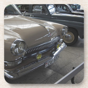 Letland, Riga, Riga Automuseum, jaren 60 Bier Onderzetter