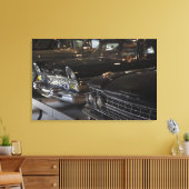 Letland, Riga, Riga Motor Museum, auto's van het Canvas Afdruk (Insitu (Woonkamer))