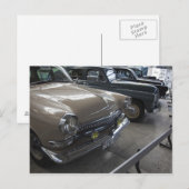 Letland, Riga, Riga Motor Museum, jaren zestig Briefkaart (Voorkant / Achterkant)