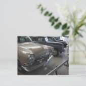 Letland, Riga, Riga Motor Museum, jaren zestig Briefkaart (Staand voorkant)