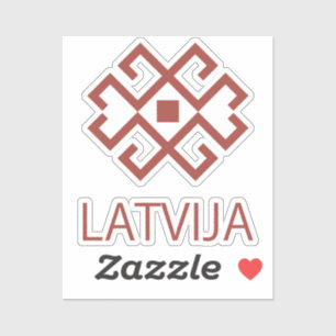 Letland Sticker
