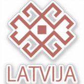 Letland Sticker (Voorkant)