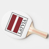 Letland Tafeltennisbatje (Zijkant)