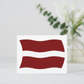 Letland Vlag Ansichtkaart Briefkaart (Staand voorkant)