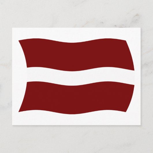 Letland Vlag Ansichtkaart Briefkaart (Voorkant)