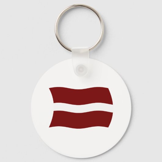 Letland Vlag Sleutelhanger (Voorkant)