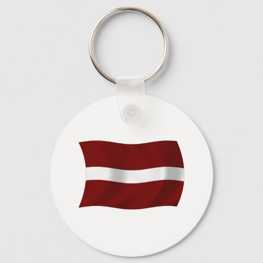 Letland Vlag Sleutelhanger (Voorkant)