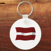 Letland Vlag Sleutelhanger (Voorkant)