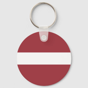 Letland Vlag Sleutelhanger