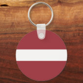 Letland Vlag Sleutelhanger (Voorkant)
