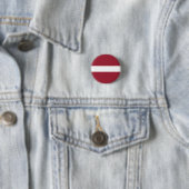 Letland Vlag Speld Knop Ronde Button 3,2 Cm (In situ)