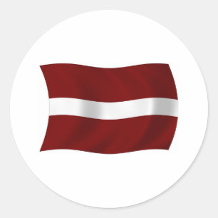 Letland Vlag Sticker