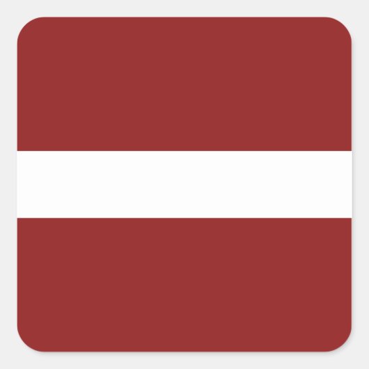 Letland Vlag Sticker (Voorkant)