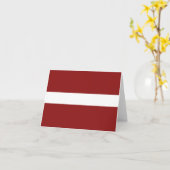 Letland-vlagnotitie Kaart (Gele Bloem)