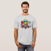 Letland Wapenjassen T-shirt (Voorkant volledig)