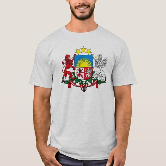 Letland Wapenjassen T-shirt (Voorkant)