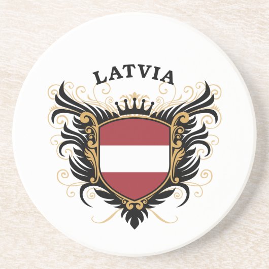 Letland Zandsteen Onderzetter (Voorkant)