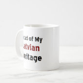 letlands erfgoed koffiemok (Voorkant links)