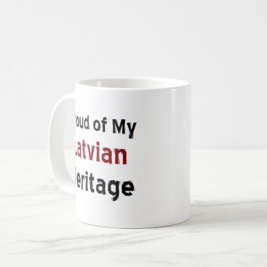 letlands erfgoed koffiemok (Voorkant links)