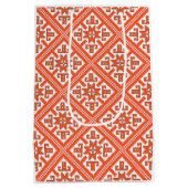 Letlands patroon medium cadeauzakje (Achterkant)