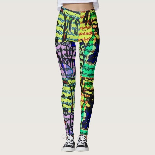 #LetLizSpeak Leggings (Voorkant)