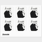 #LetLizSpeak "Toch volhardde ze" Stickers (Vel)